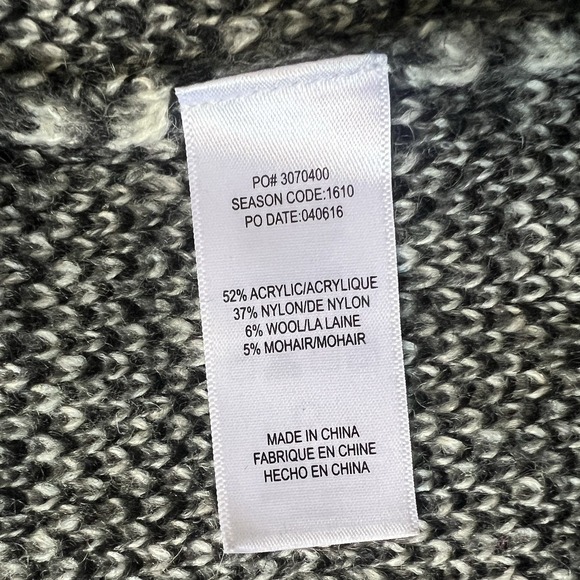 Splendid Longline Sweater Vest Size XS/S Southwestern Totem Aztec Wool Mohair - Picture 10 of 10